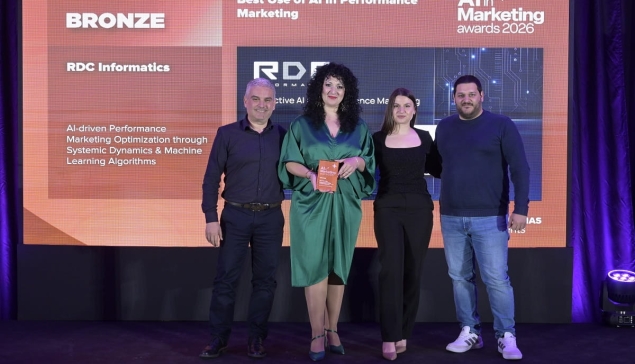 Βραβείο Best Use of AI in Performance Marketing για την RDC Informatics